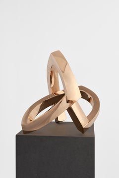 Sculpture en bronze "O.T. « VII » de Carola Eggeling, bronze poli