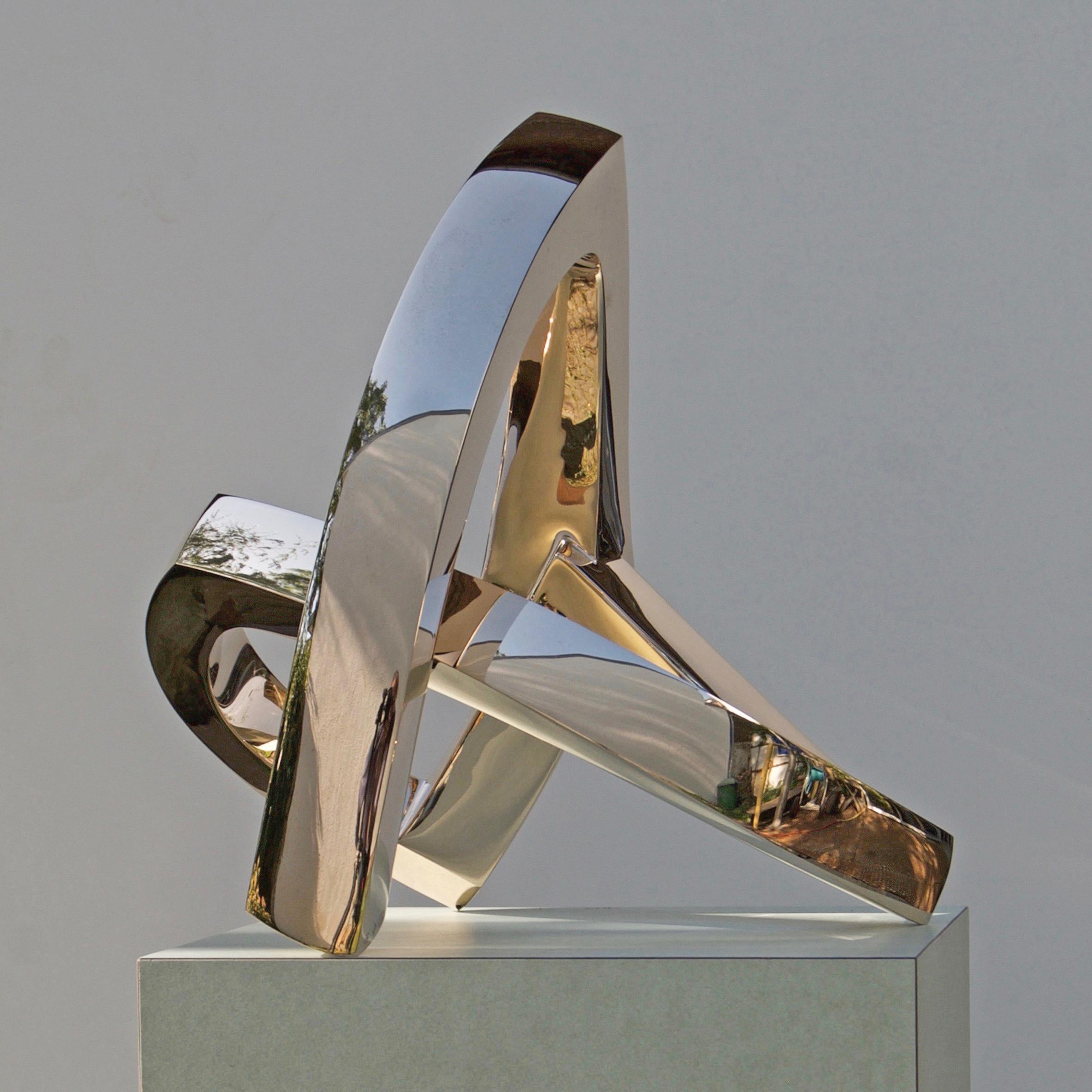 Bronze Sculpture 'O.T. VII' by Carola Eggeling 'Polished Bronze'