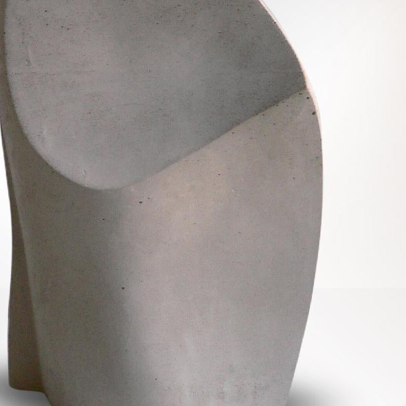 abstract concrete sculpture