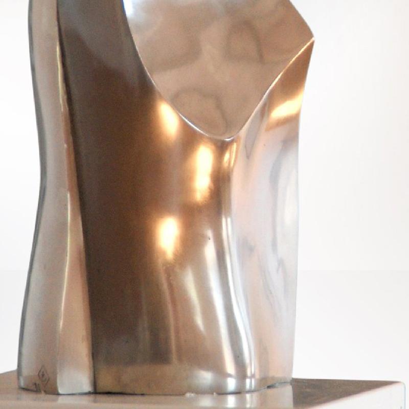 Silver Sculpture 'Phönix I' by Carola Eggeling For Sale 1