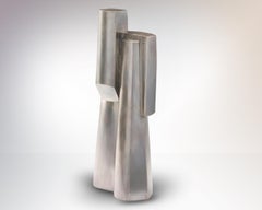 Silver Sculpture 'Turm I' by Carola Eggeling