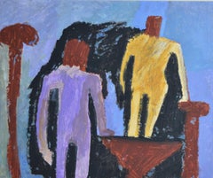 Two Figures. Contemporary Figurative Painting
