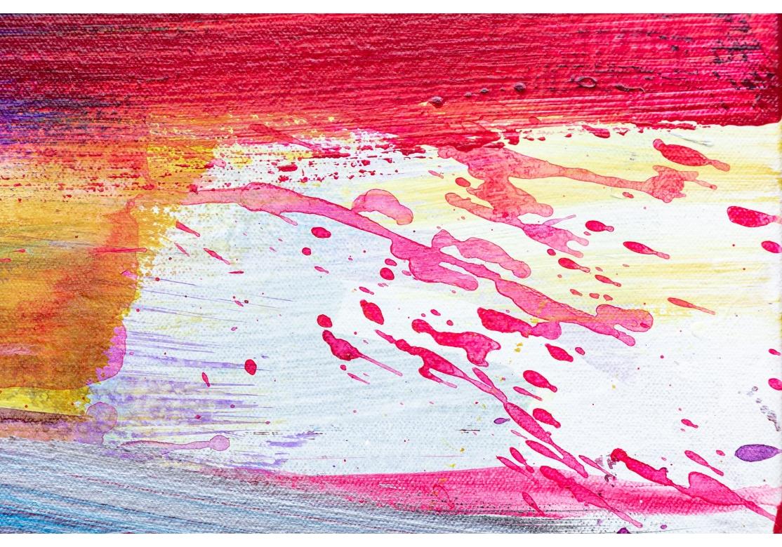 Carolanna Parlato (Am., 20.-21. Jahrhundert) Zeitgenössisches großformatiges Acryl auf Leinwand im Angebot 1