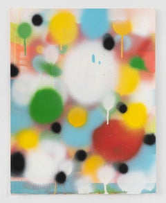 Attractors III, 2022, Vibrant & Abstract Acrylic on Handmade Paper