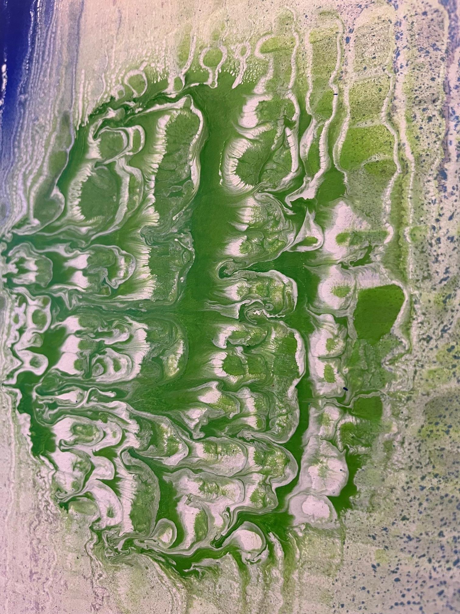 Cosmic Cascade, 2022, Abstract & Vibrant Acrylic Painting 3