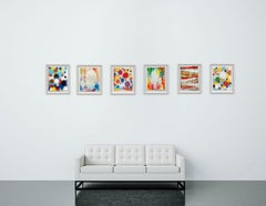 July, Vibrant & Abstract Acrylic on Handmade Paper