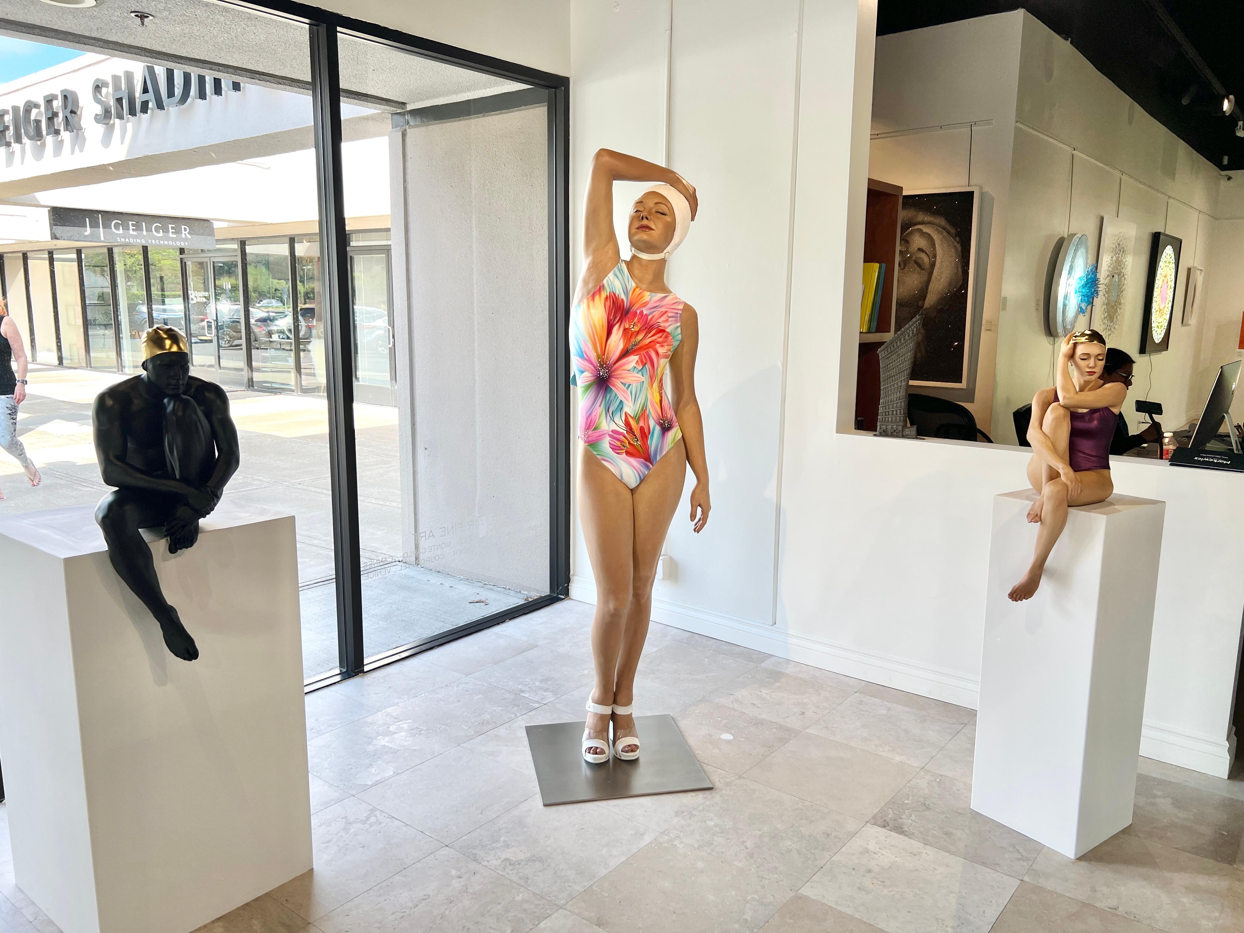 Christina - Life-Size - Indoor/Outdoor - Sculpture by Carole A. Feuerman