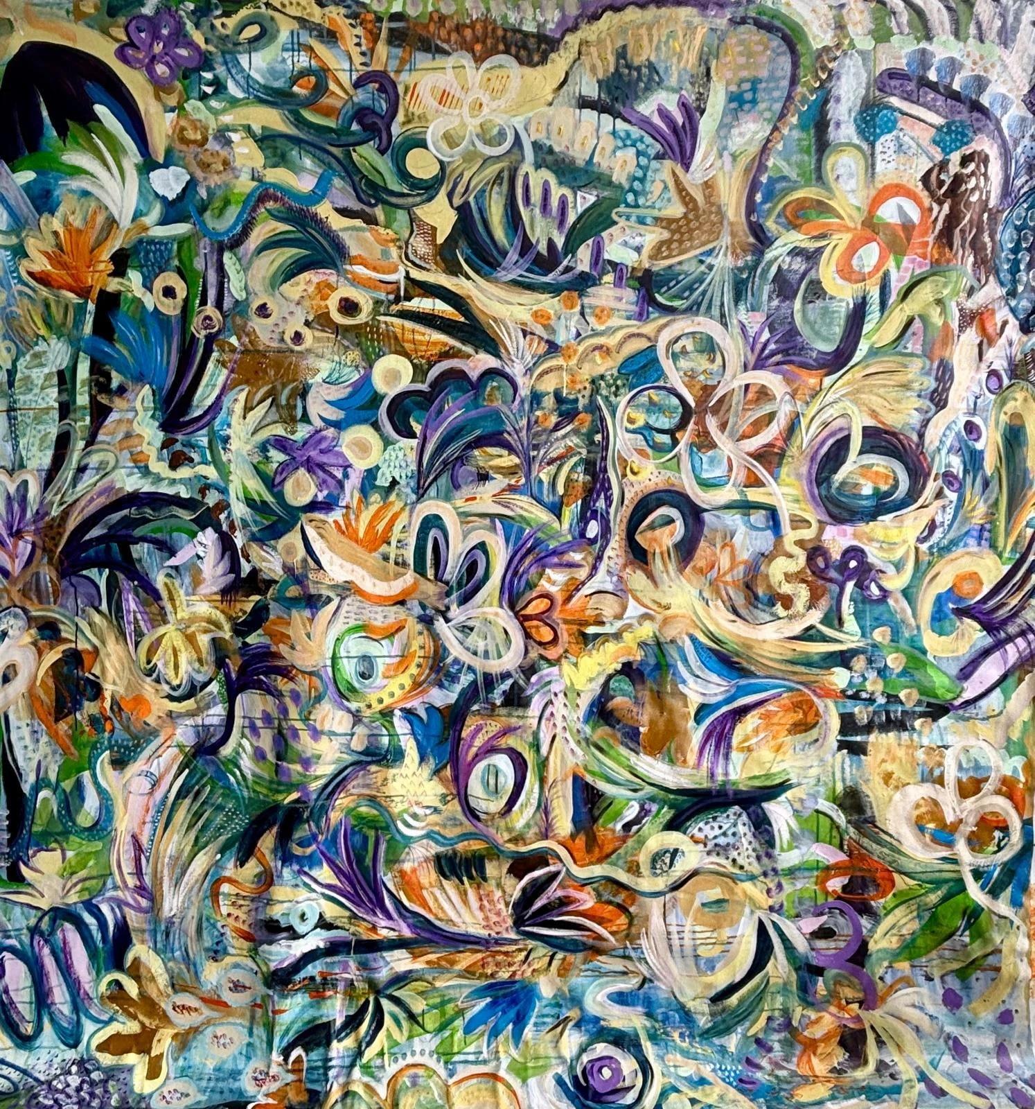 "Calypso III" Abstrakte Malerei 83" x 83" Zoll von Carole Baines

Carole Baines ist eine in London geborene Autodidaktin, die zwischen Townsville und Brisbane, Queensland, Australien, lebt. Carole ist seit 2008 Queenslanderin. Davor lebte sie in New