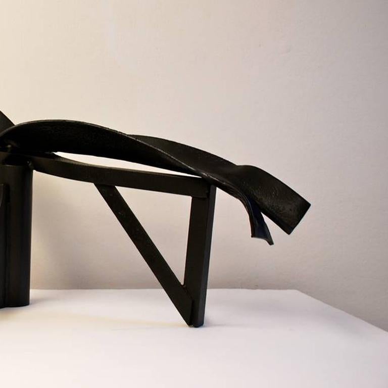 Acueducto - Abstract Sculpture Beige de Carole Eisner