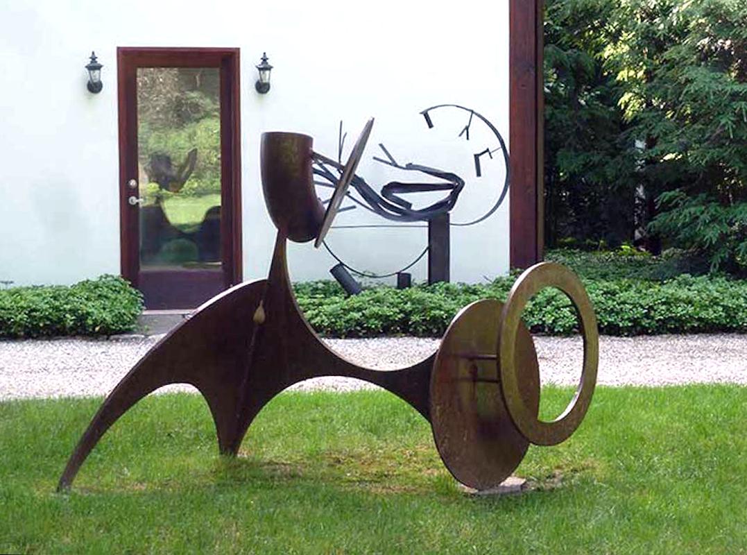 large metal sculptures for outdoors