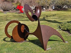 "Circus", Abstract, Large-Scale Outdoor Metal Sculpture in steel
