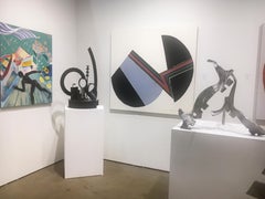 Drummer, 3 foot abstract steel sculpture