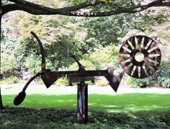 "Primal", Abstract, Large-Scale Outdoor Metal Sculpture in steel