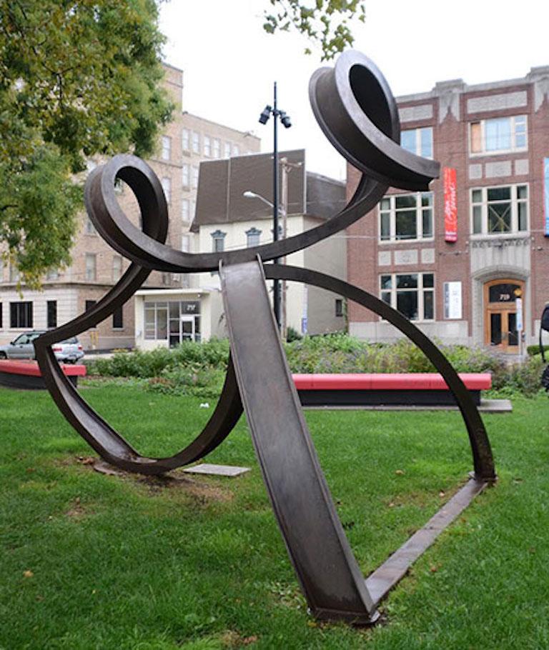 large metal outdoor sculpture