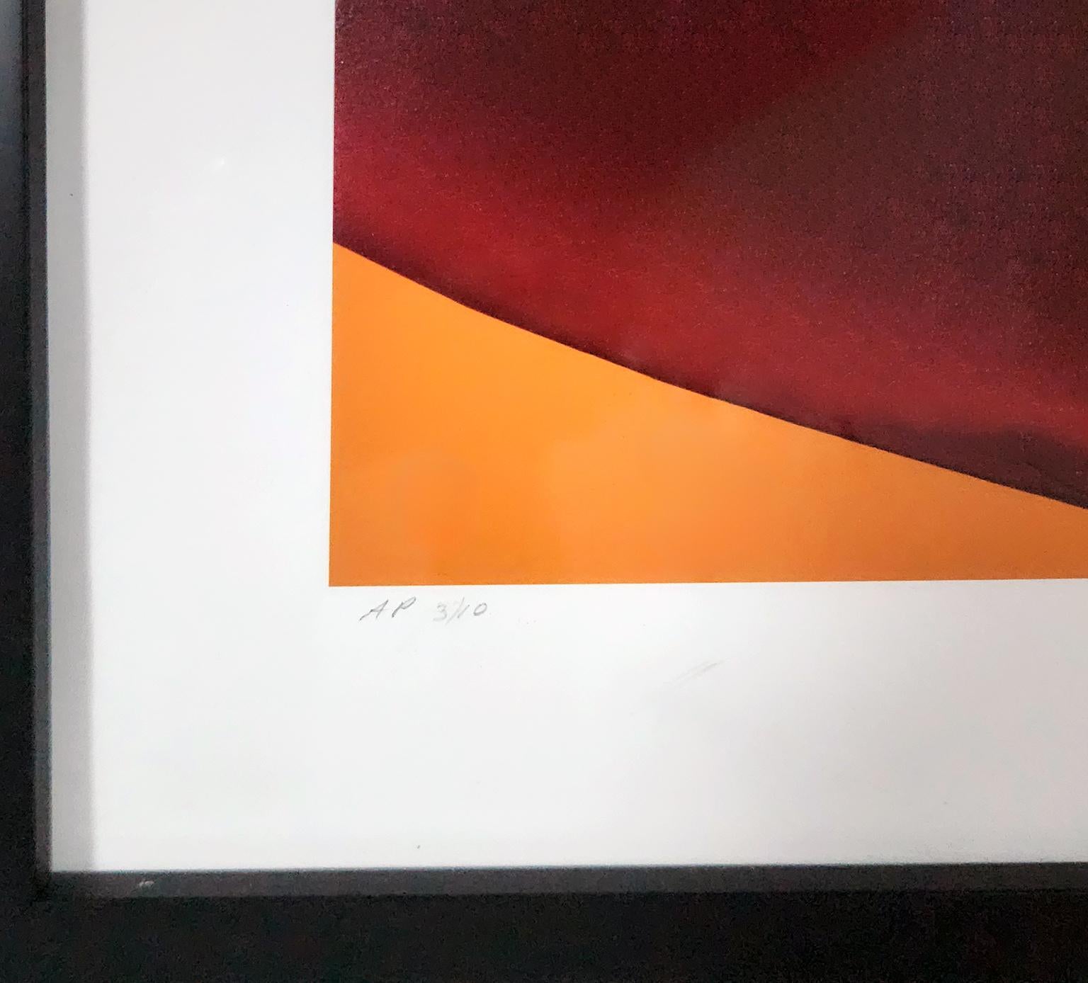 Künstlerproof „Serena mit gelber Kapuze“ Mixed-Media-Druck von Carole A. Feuerman (Zeitgenössisch), Print, von Carole Feuerman
