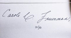 Carole Feuerman, Shower Profile (Blue) with diamond dust on canvas, signed 10/10