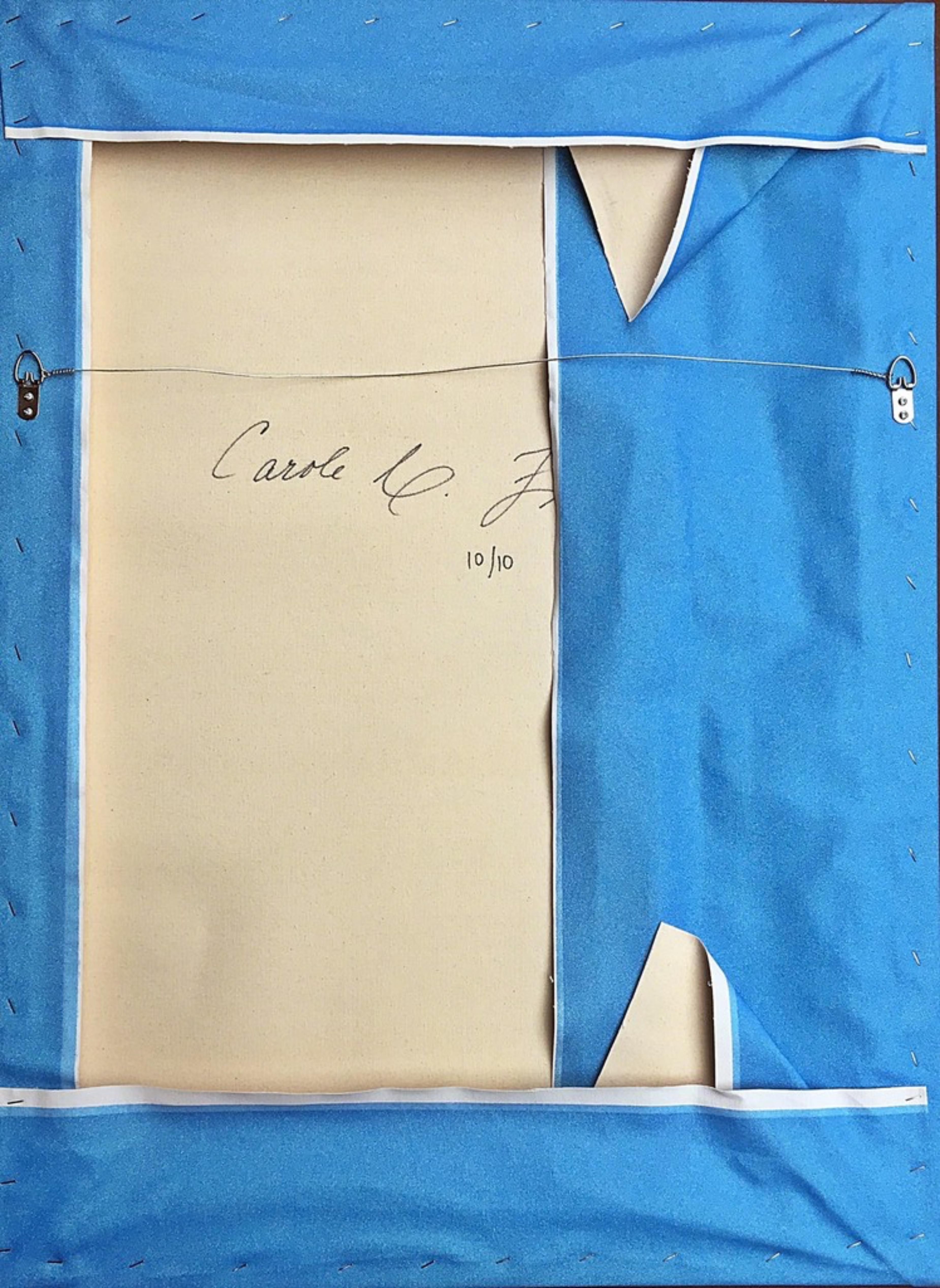 Carole Feuerman, Perfil de ducha (azul) con polvo de diamante sobre lienzo, firmado 10/10 en venta 5