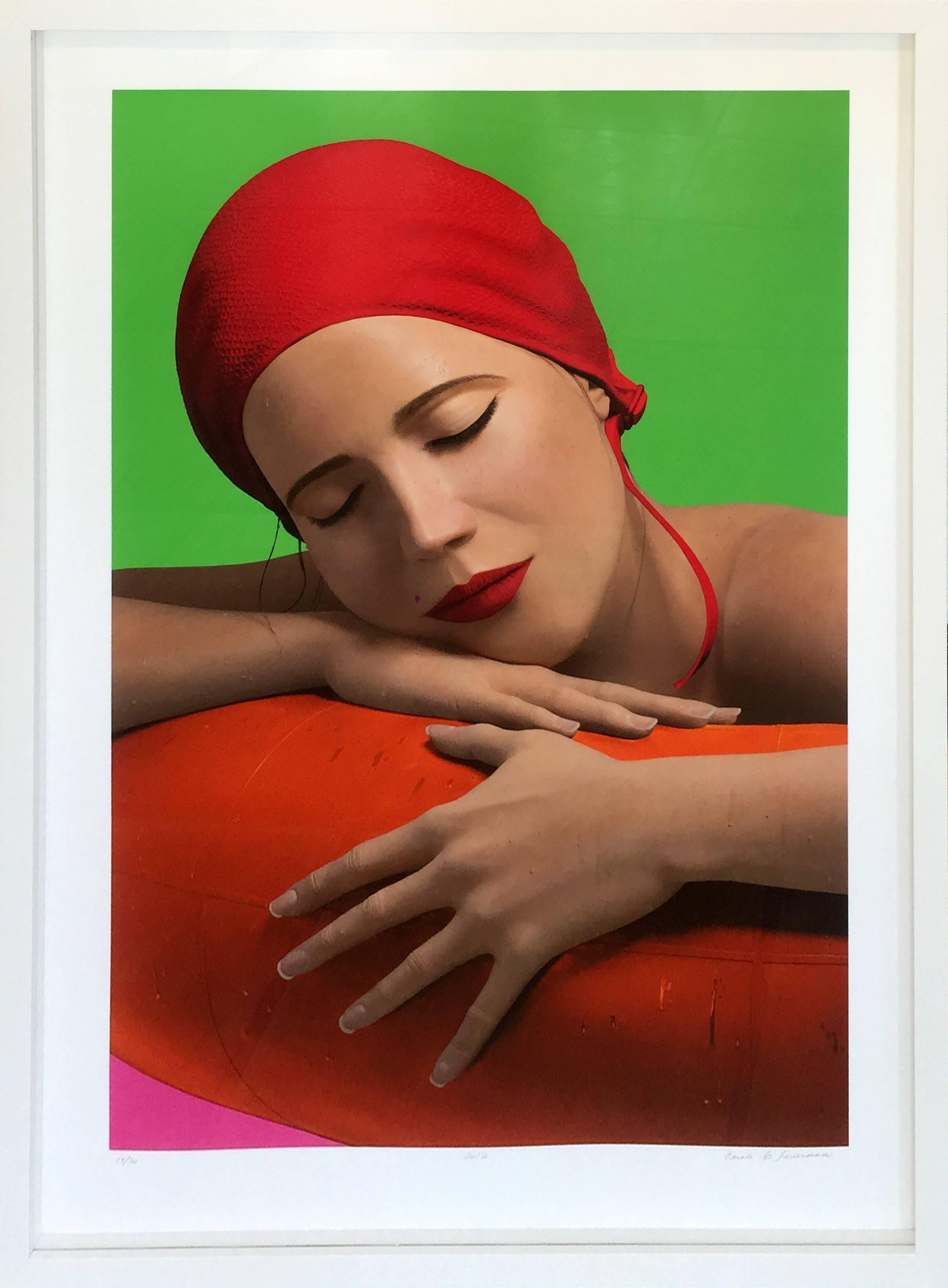 SUITE SERENA - Rose Portrait Print par Carole Feuerman