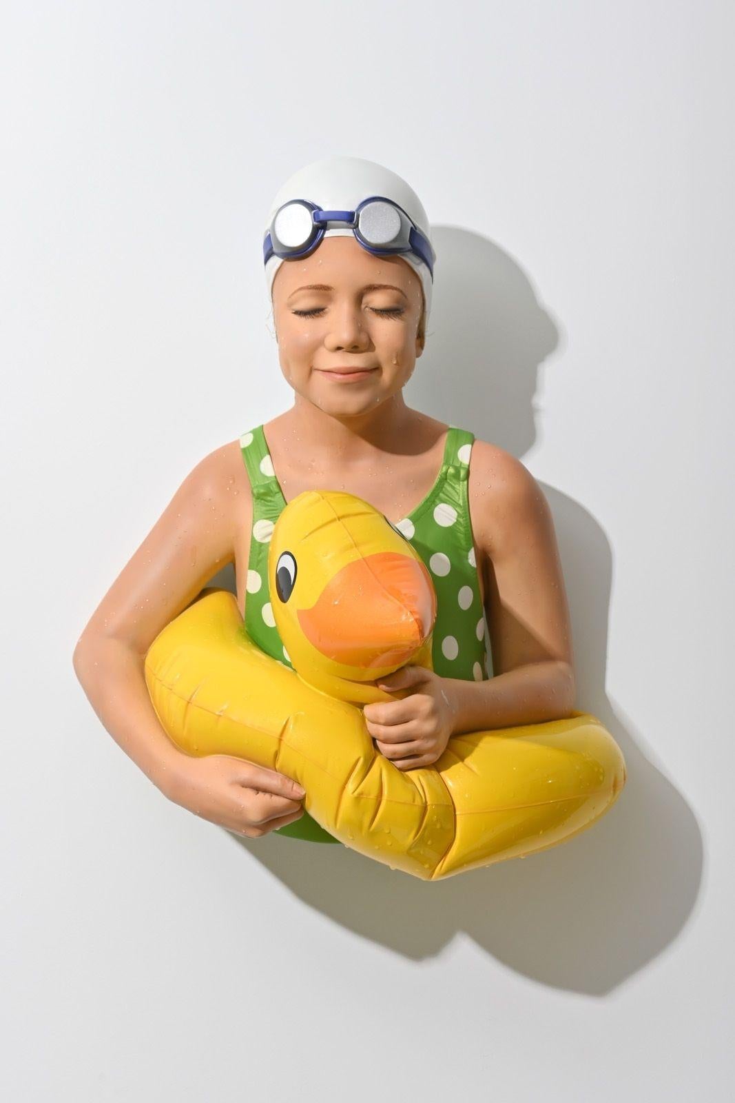 Rubber Duck II - Sculpture by Carole Feuerman