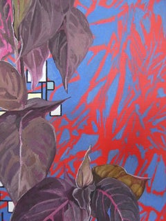 De carne y hueso Carole Fontana Pintura contemporánea arte flor color planta