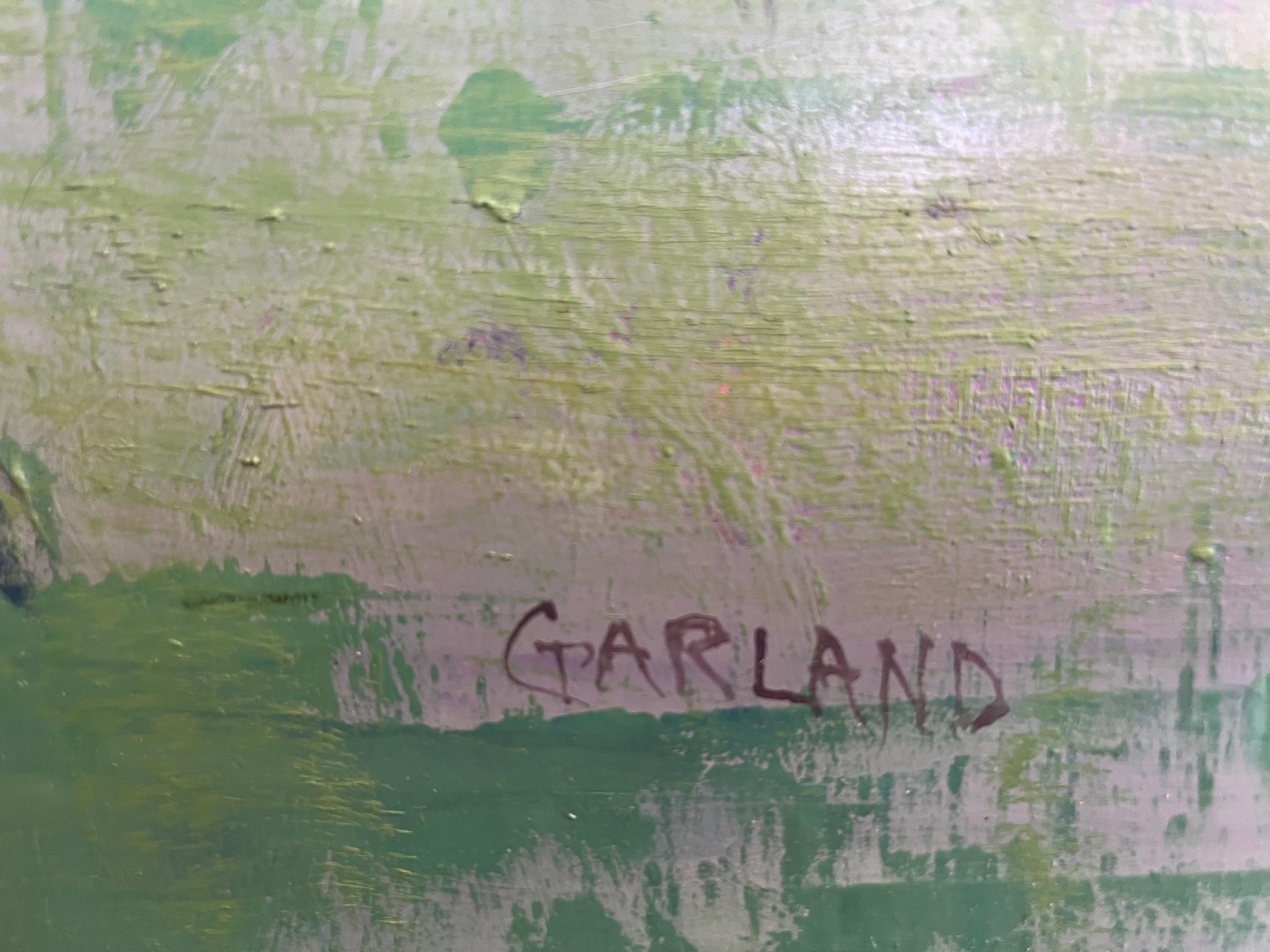 Un deslumbramiento de cebras - Painting Contemporáneo de Carole Garland