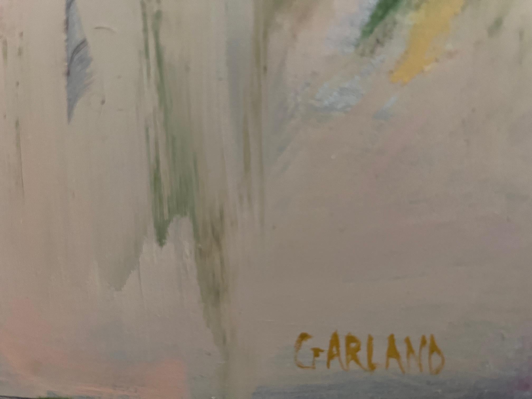 Un pot-pourri di fiori - Painting Contemporaneo di Carole Garland