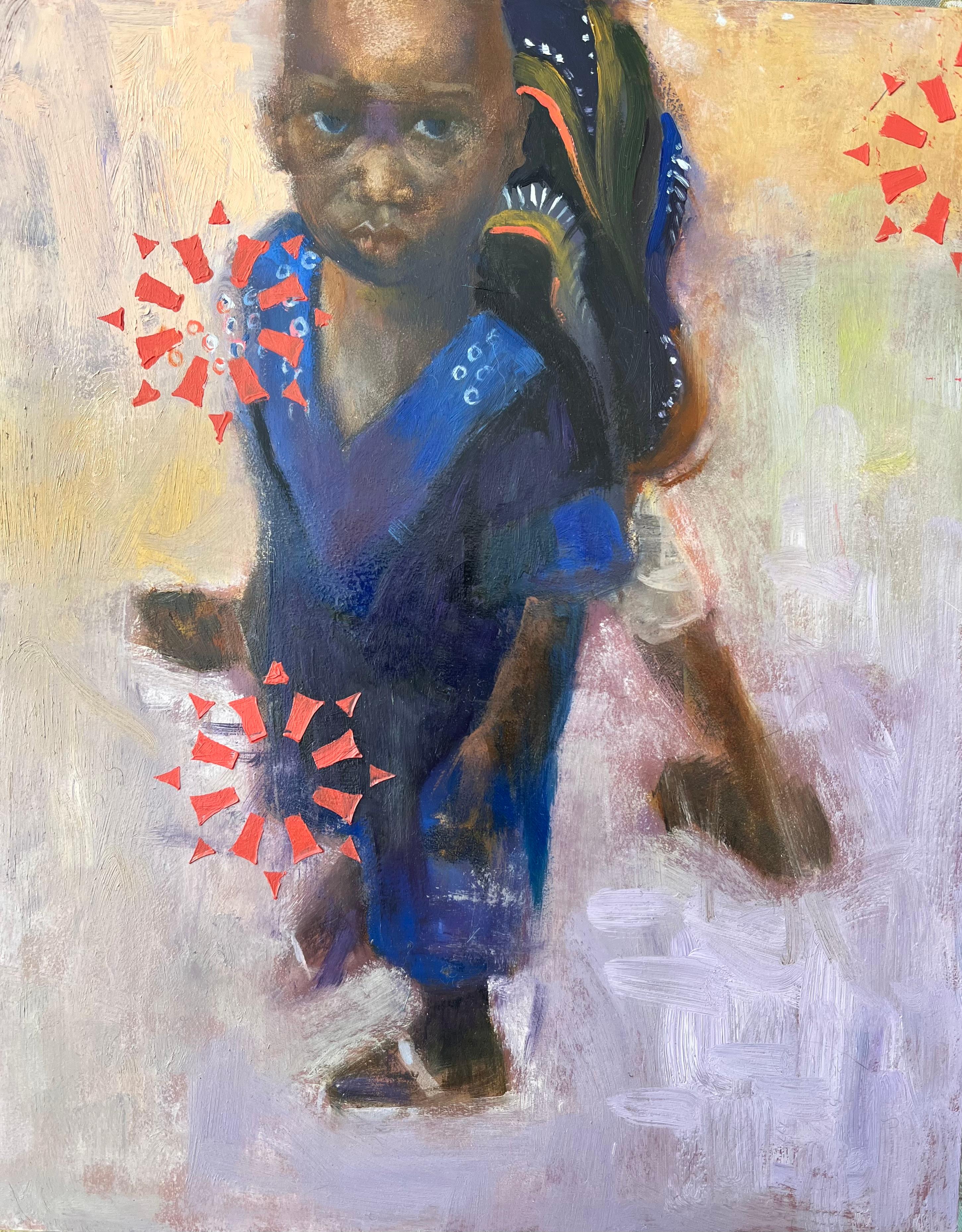 Carole Garland Portrait Painting - African Child