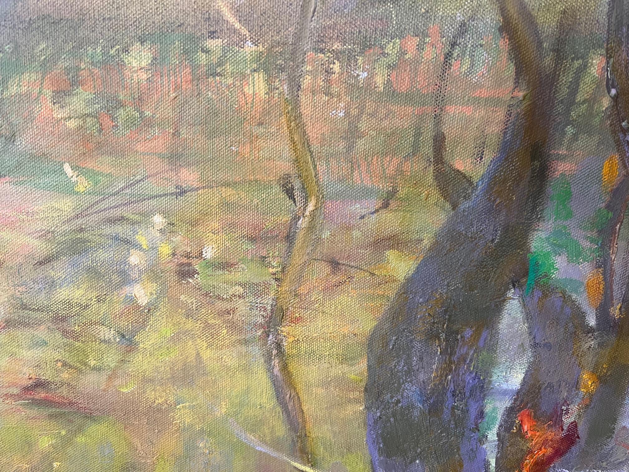 Alberi africani - Painting Contemporaneo di Carole Garland