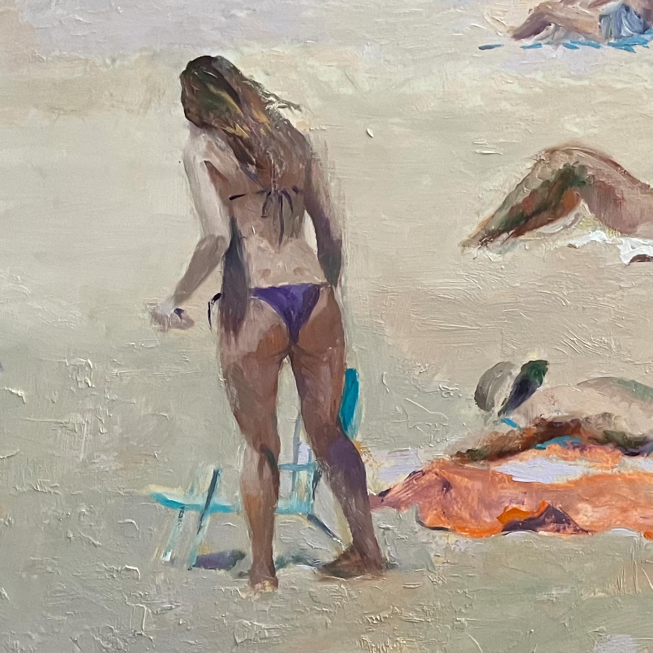 Bikiniland - Painting by Carole Garland
