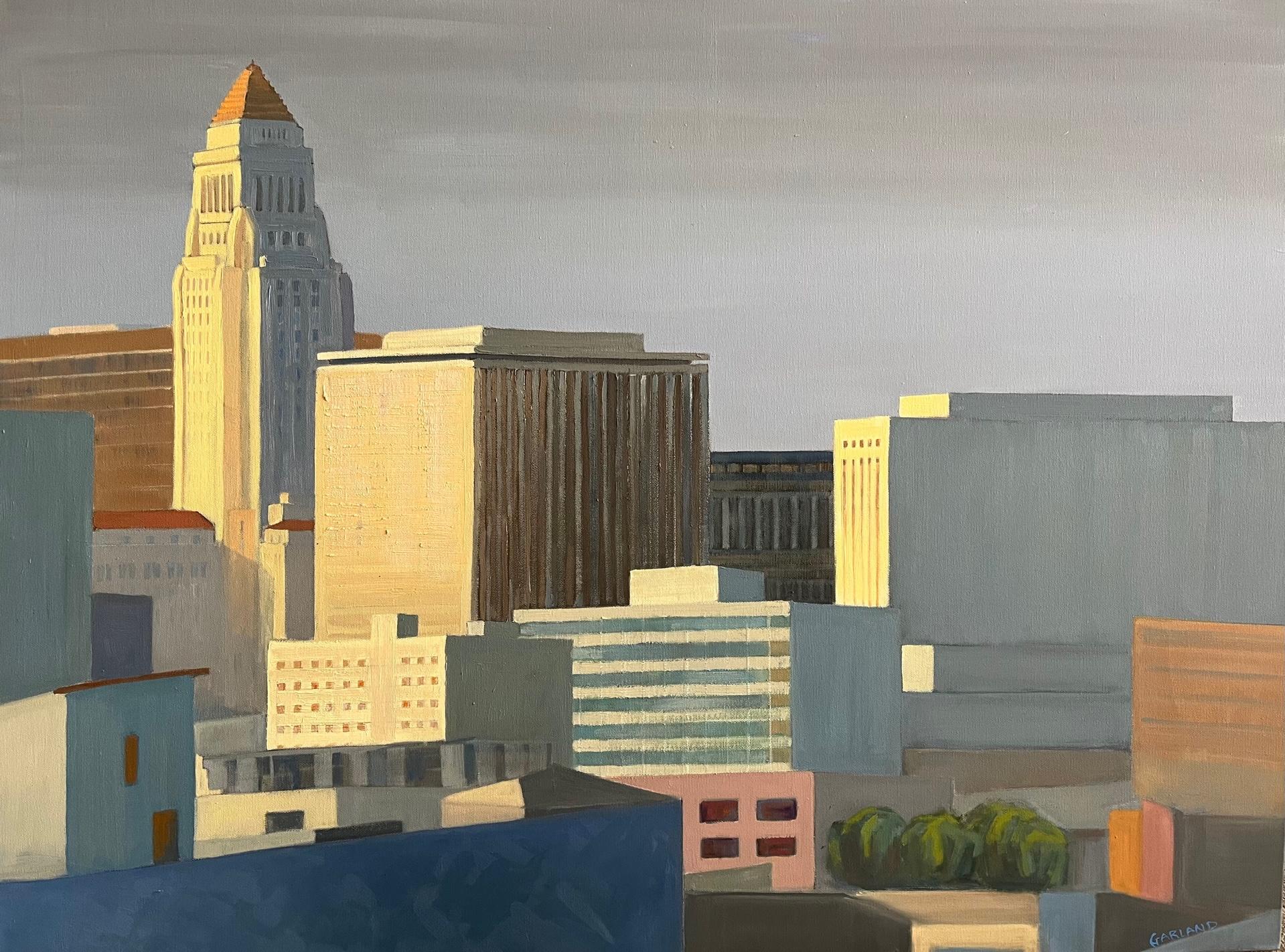 Carole Garland Landscape Painting - City of Angels Hall