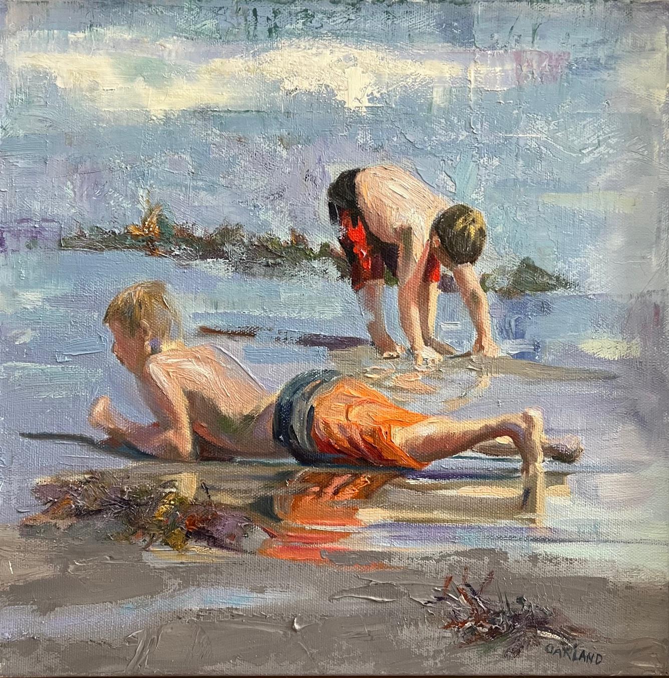 Carole Garland Figurative Painting - Contemplation