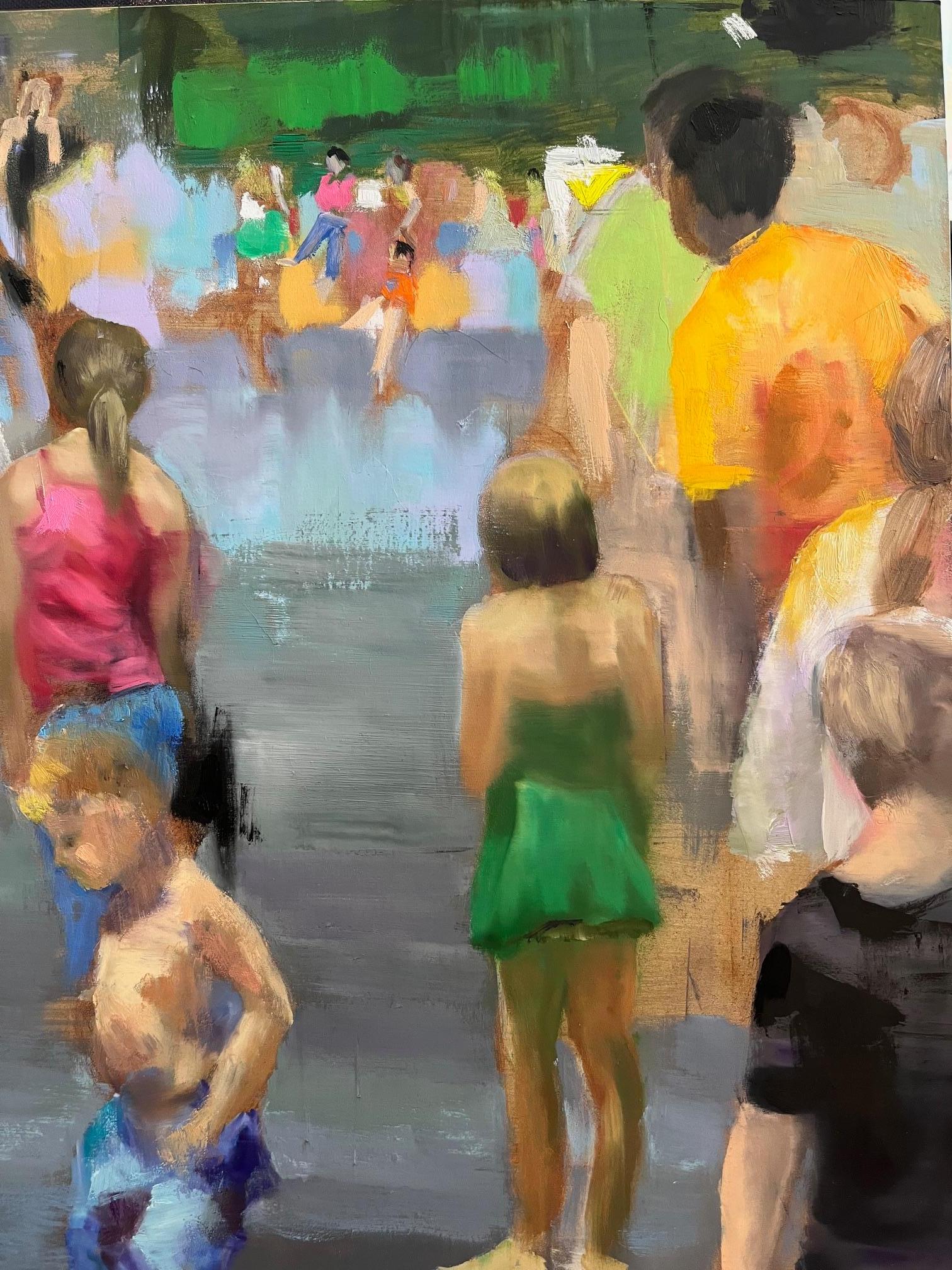 S'amuser et s'éclater - Contemporain Painting par Carole Garland