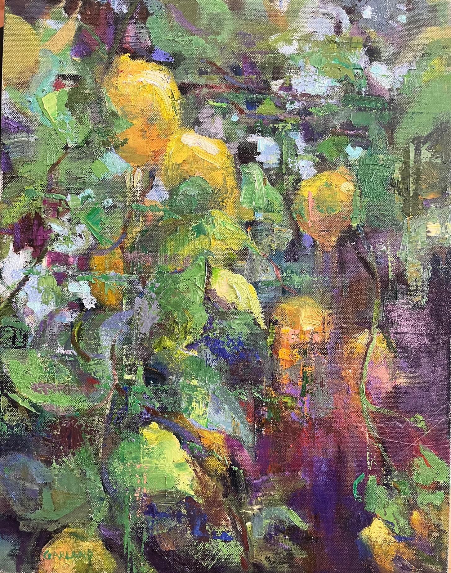 Carole Garland Landscape Painting - Lemon Drops