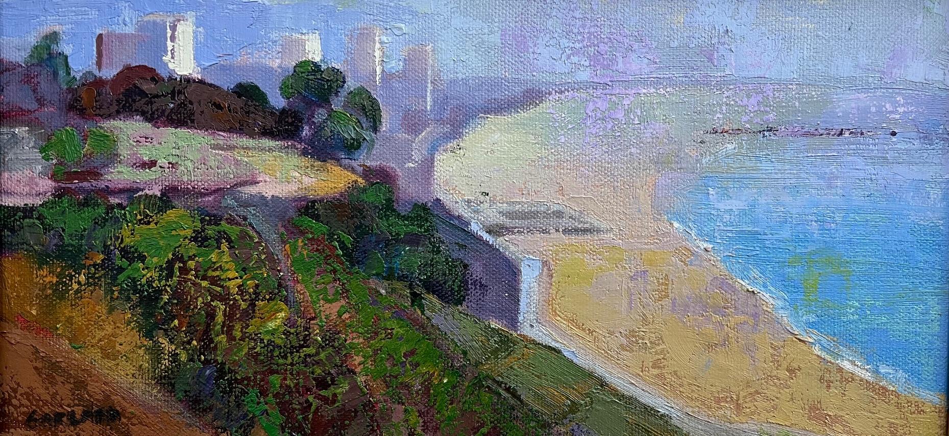 Landscape Painting di Carole Garland - Costa di Santa Monica