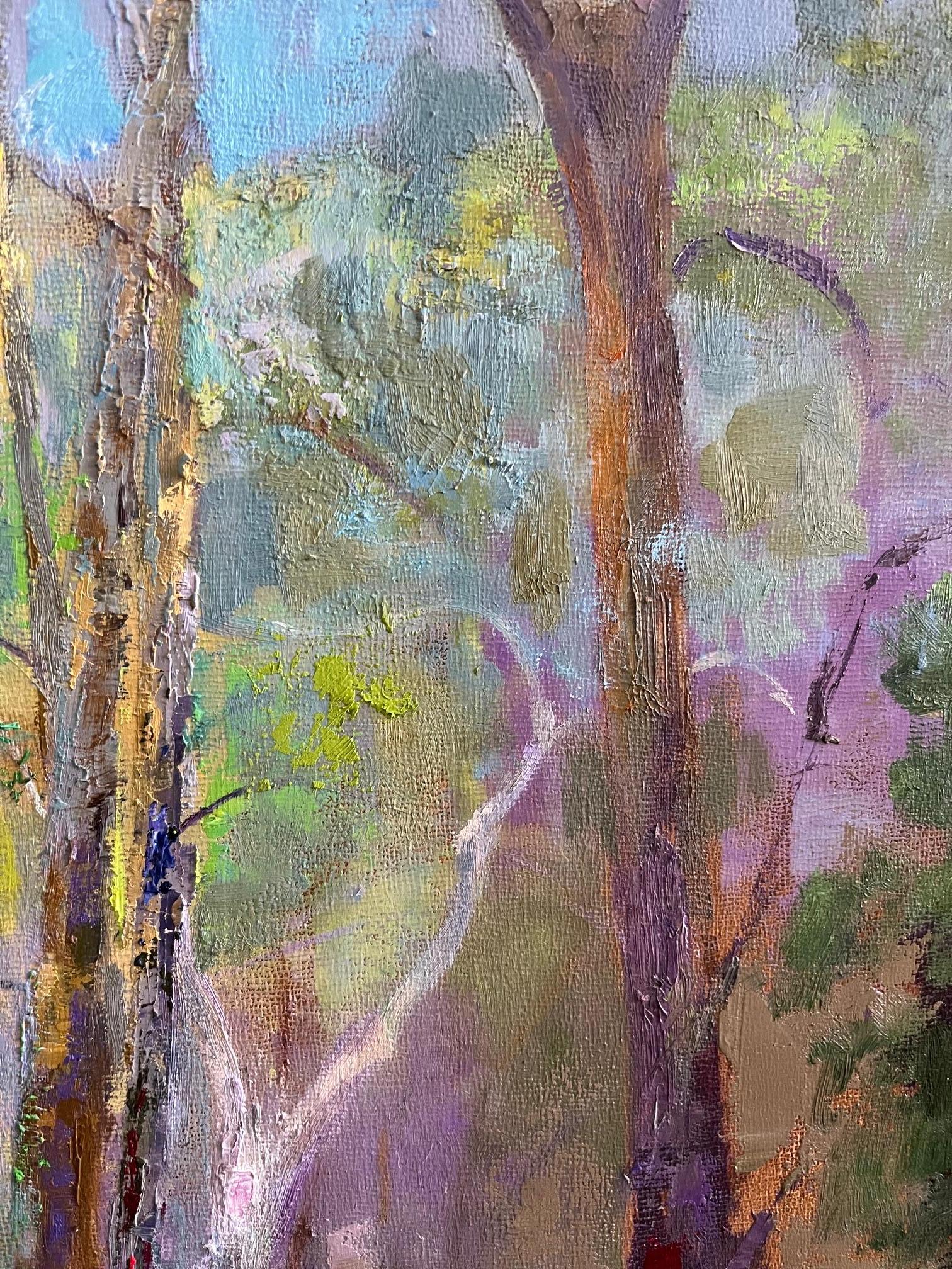 Canyon del Solstizio - Painting Impressionismo di Carole Garland