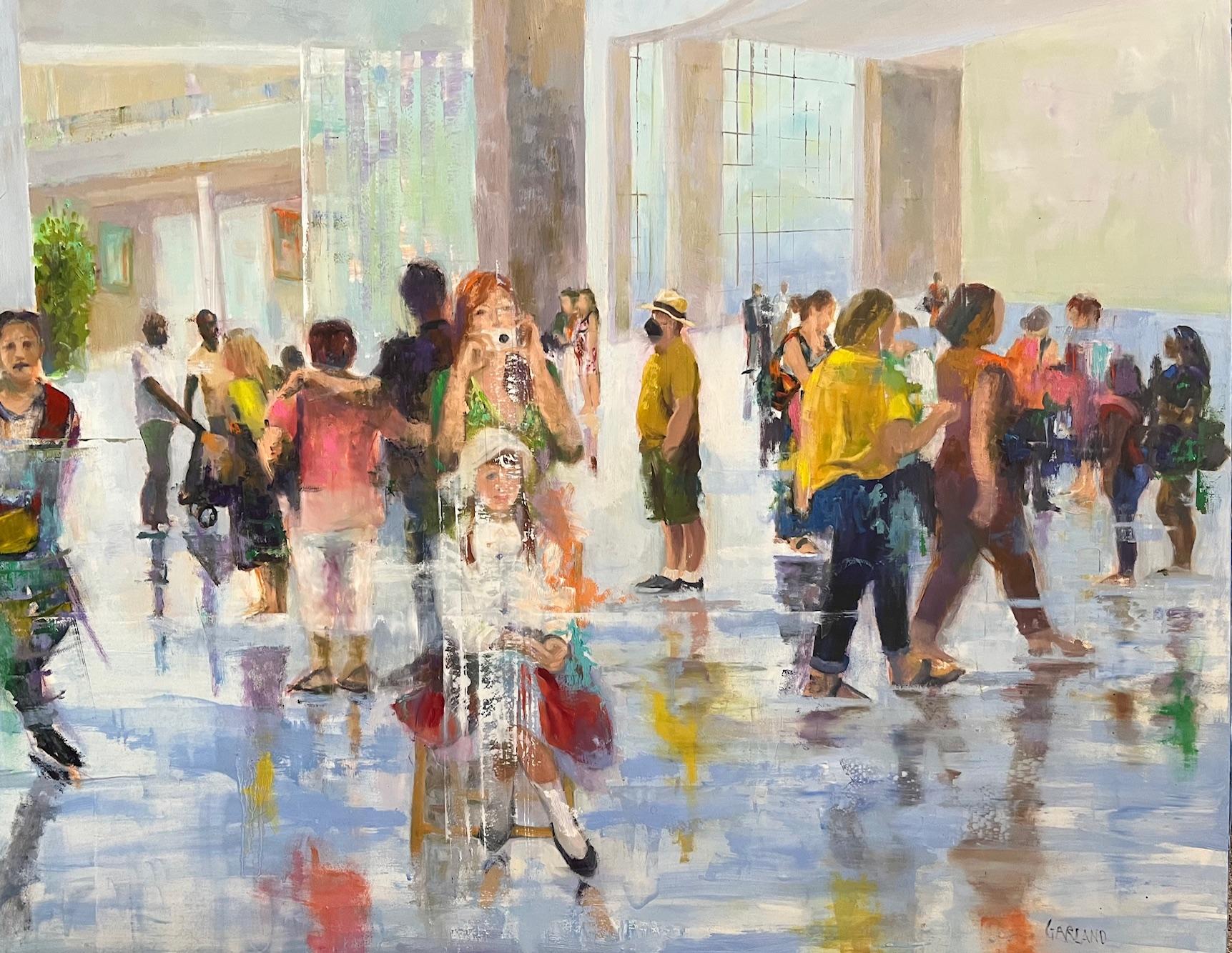 Figurative Painting di Carole Garland - Il Diluvio