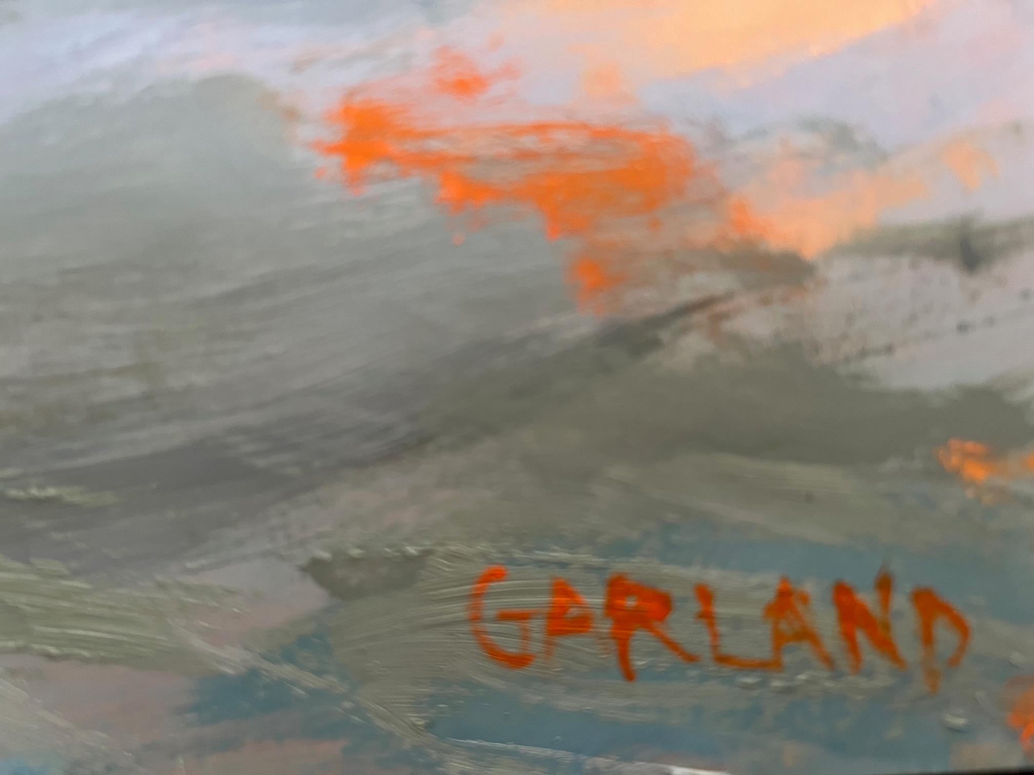 Il salto dal molo di Moon Lake - Painting di Carole Garland
