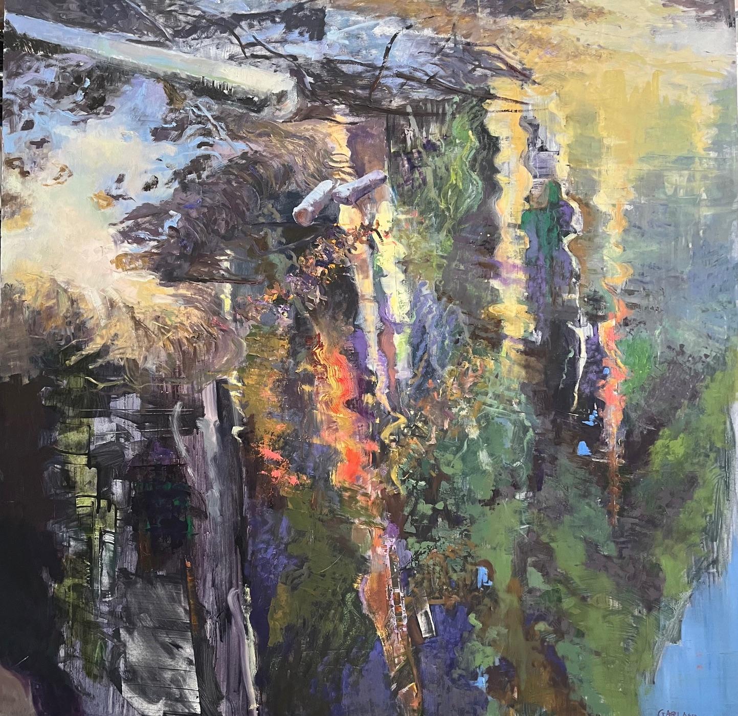 Landscape Painting di Carole Garland - Riflessioni sullo Yosemite