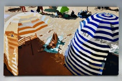 SUR LA PLAGE 2 – Peinture originale de Carole Grandgirard, 2022