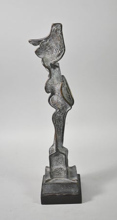 Carole Harrison Cast Bronze Abstract Sculpture