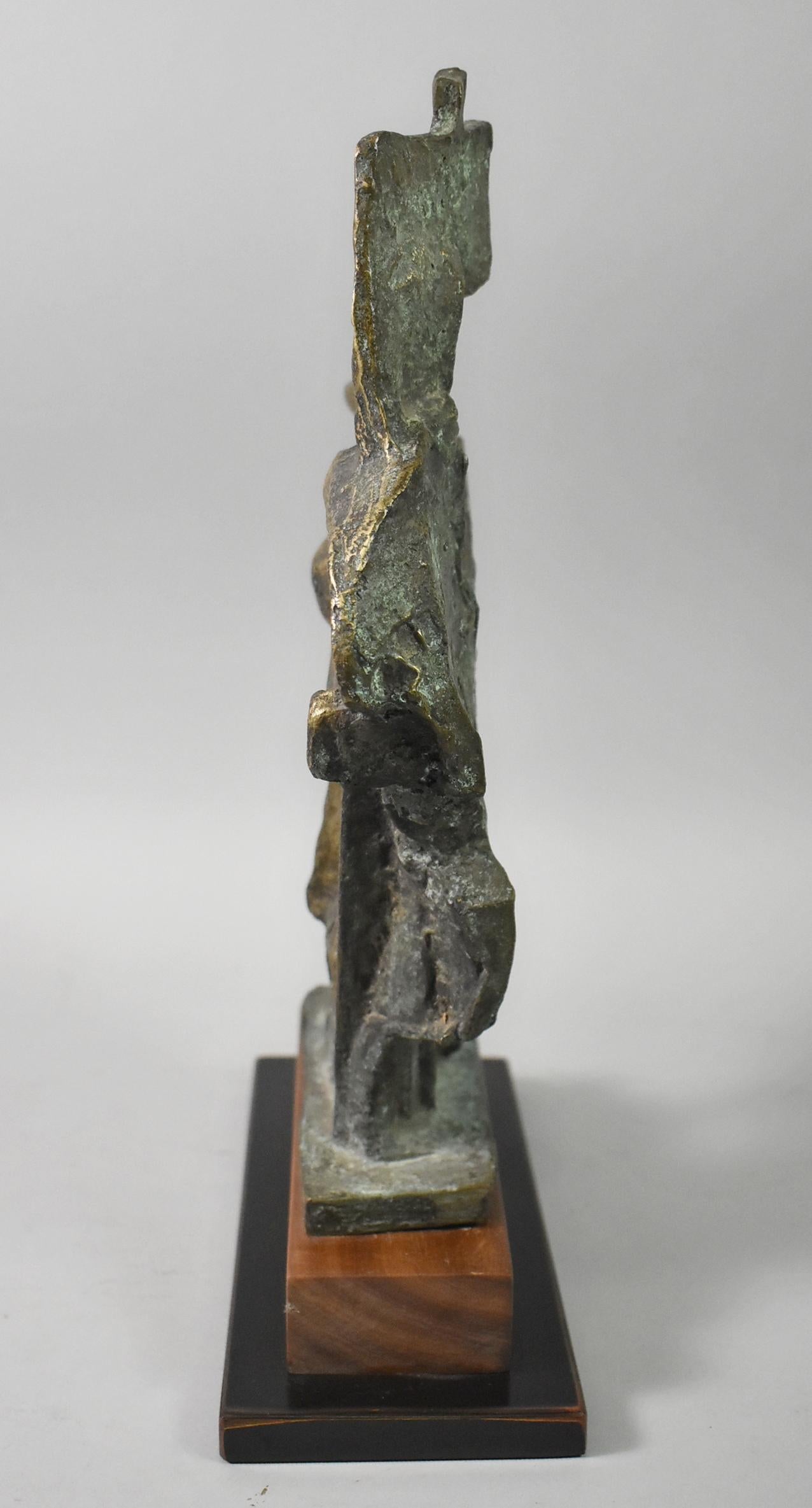 Modern Carole Harrison Cast Bronze Abstract Sculpture For Sale