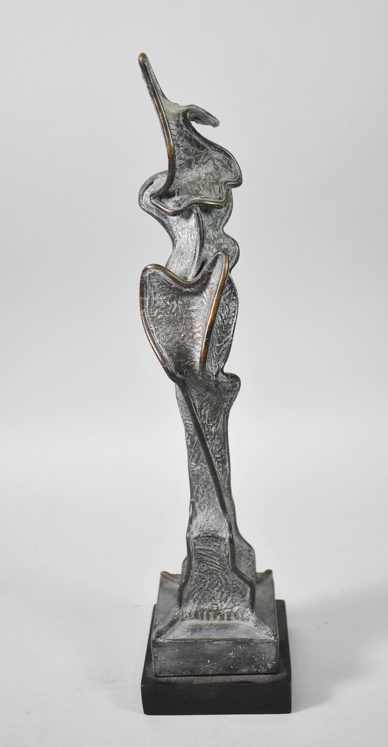 American Carole Harrison Cast Bronze Abstract Sculpture For Sale