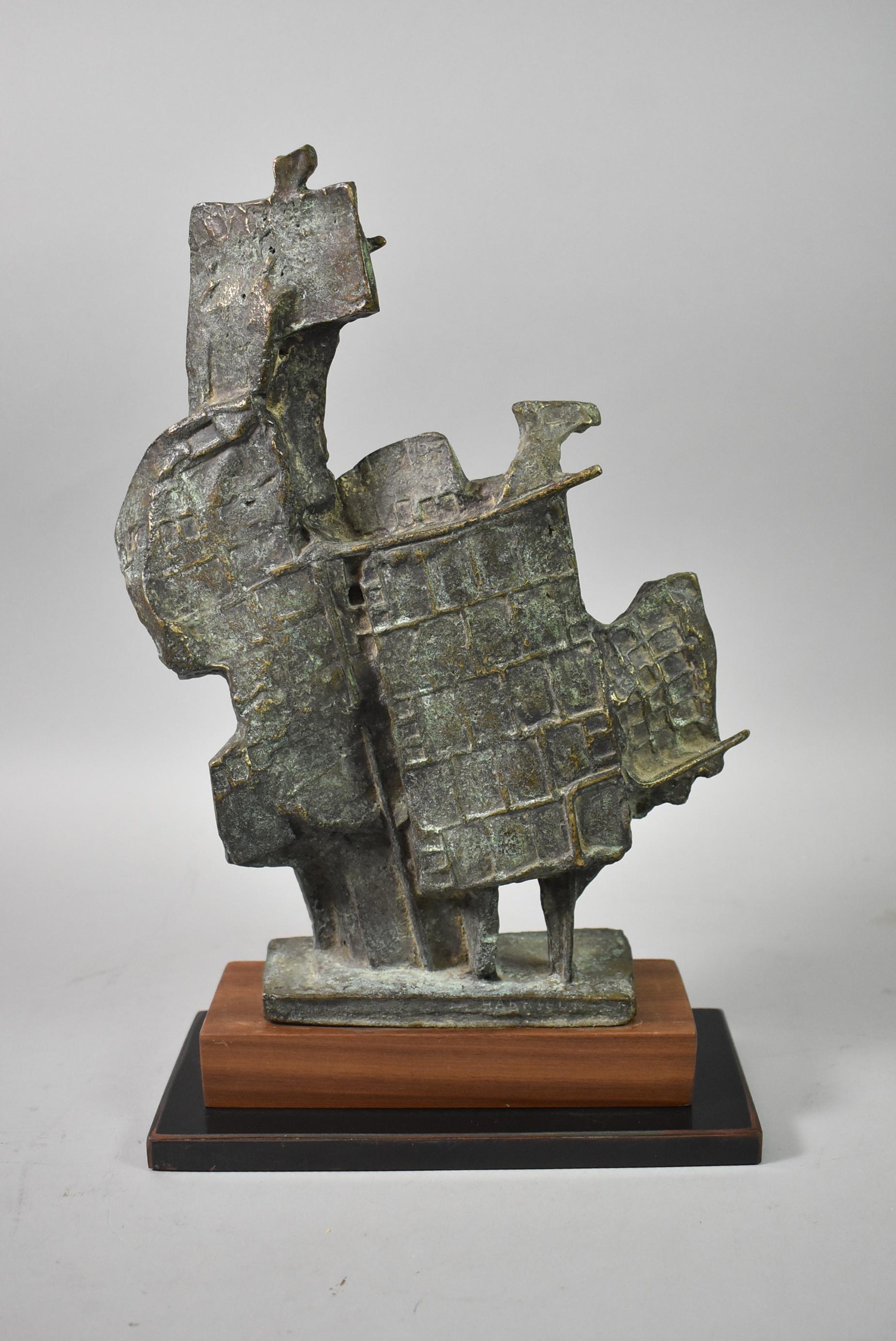 North American Carole Harrison Cast Bronze Abstract Sculpture For Sale