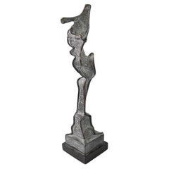 Used Carole Harrison Cast Bronze Abstract Sculpture