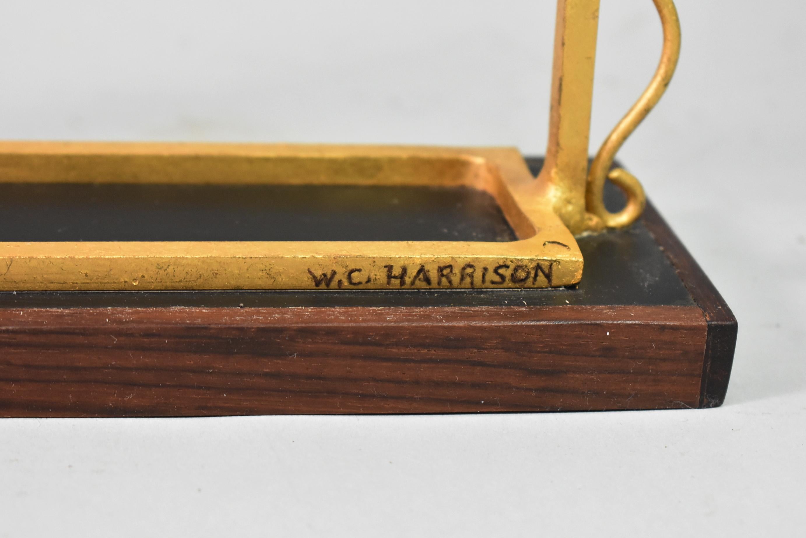Modern Carole Harrison Gold Leaf Over Cast Bronze Sculpture