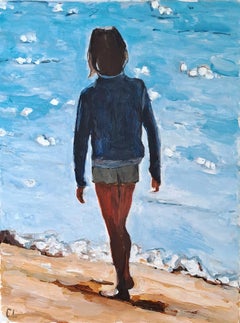 Zeitgenössische französische Kunst von Carole Leprince - Je Marche 4