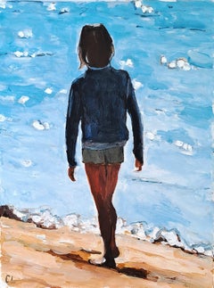 Art contemporain français de Carole Leprince - Je Marche 4