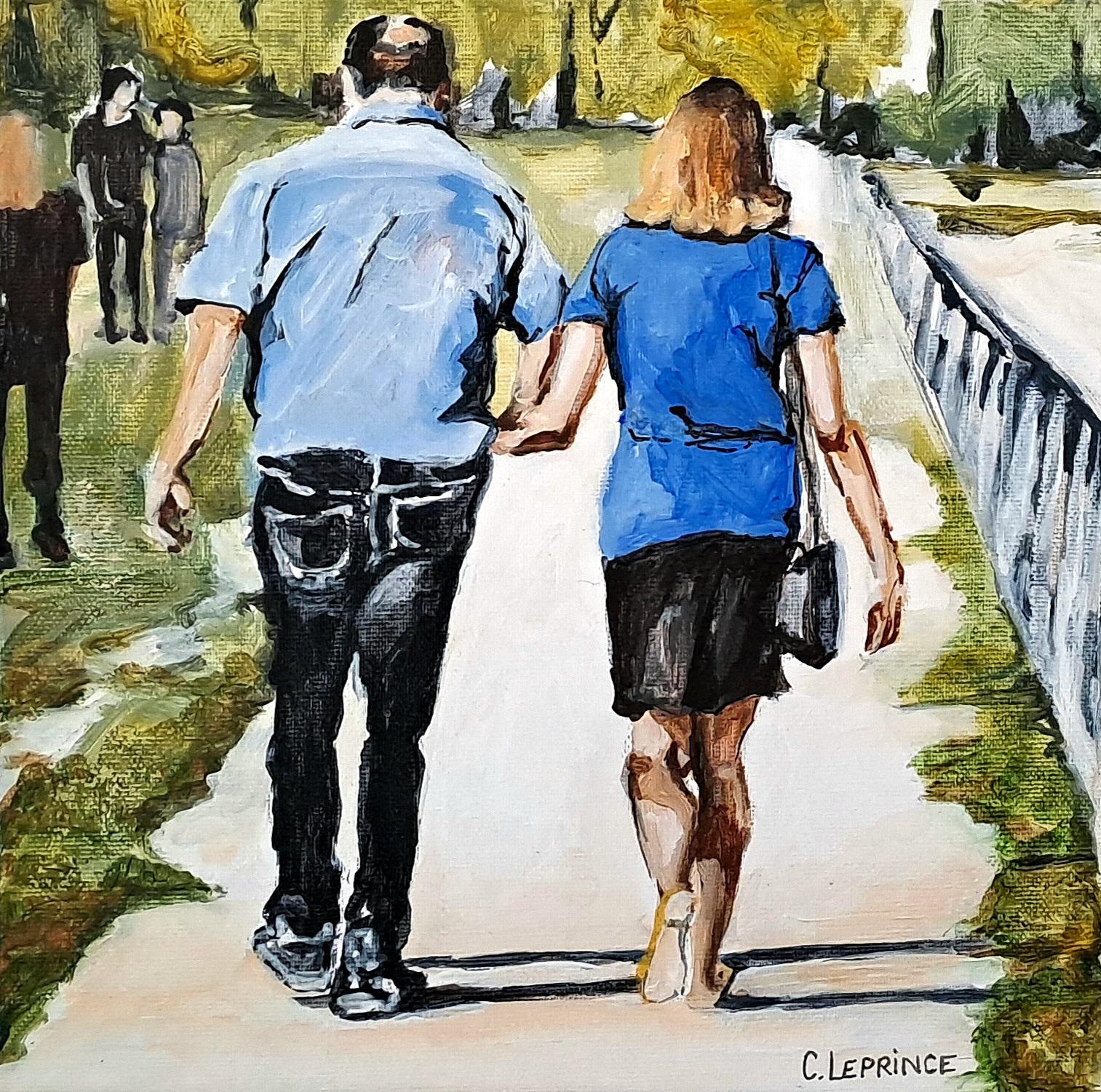 Acrylique sur toile 

Carole Leprince est une artiste française née en 1966 qui vit et travaille à Houilles, en France. Au fil des ans, ses photos personnelles ont été une source d'inspiration pour la peinture. Elle peint aussi bien ses proches que