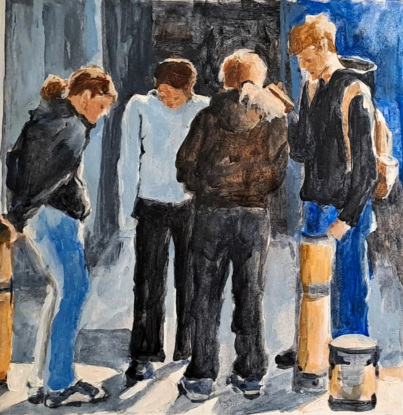 French Contemporary Art By Carole Leprince - Le Groupe
