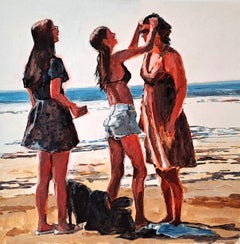 Französische zeitgenössische Kunst von Carole Leprince - Mère et Filles